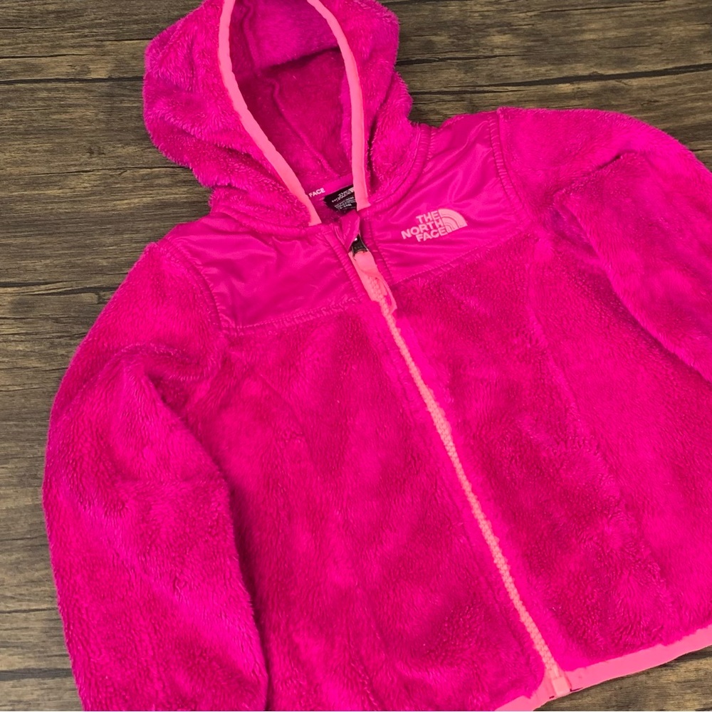 The North Face toddler girl fleece, pink in pink- size 18-24 months